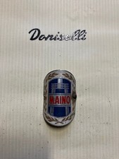 Patacchino fregio stemma badge metallo bici d epoca Maino