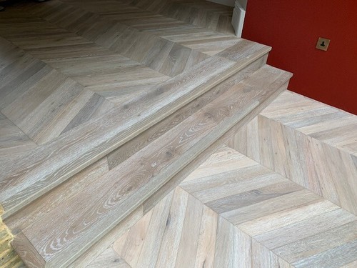 Stock nuovo pavimento chevron - stock,
