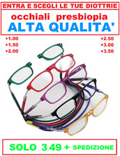 occhiali magnetici lettura presbiopia calamita uomo donna scegli le diottrie