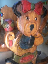  SEDIA A DONDOLO CON ORSETTI