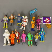 Lotto 11 pezzi action figure Ghostbusters vintage giocattolo anni 80 da collezione