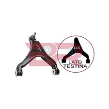 Botto Ricambi BRS1289 Sospensione Ruota, Asse Anteriore Inferiore Destro Iveco 42551289