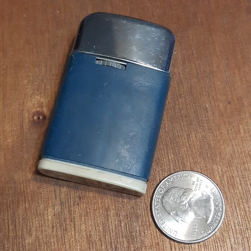 Accendino vintage ronson blu - vintage,