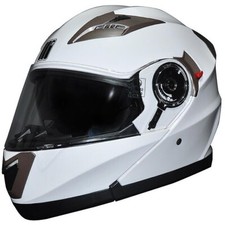 CASCO MODULARE APRIBILE MOTOCUBO FLIP CUBE EVO E2206 BIANCO LUCIDO TAGLIA M L XL