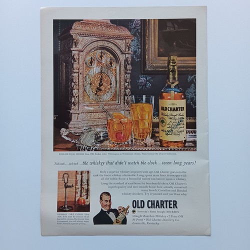 1958 old charter bourbon - 1958,