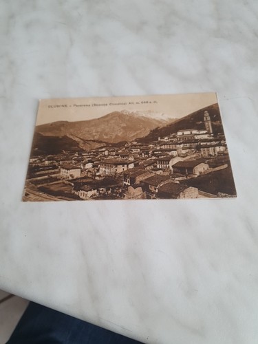 Cartolina clusone panorama - cartolina,