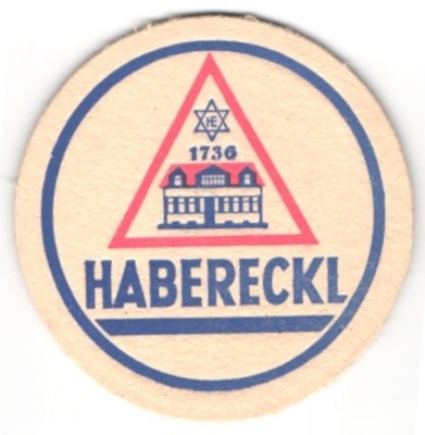 Sottobicchiere birra habereckl - sottobicchiere,