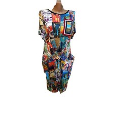 Abito donna Desigual, taglia XXL, multicolore, da viaggio 