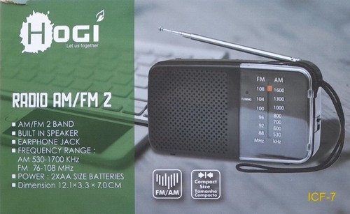 Radio portatile - am/fm,