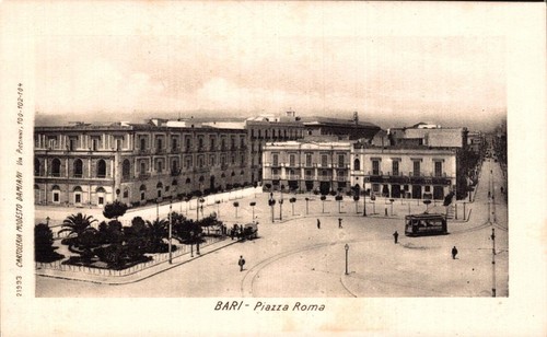 Bari piazza roma con - piazza, f