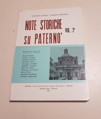 Note storiche paterno - storiche,