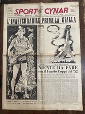 SPORT CYNAR giornale sportivo umoristico-omaggio della ditta PEZZIOL-n. 7  1952
