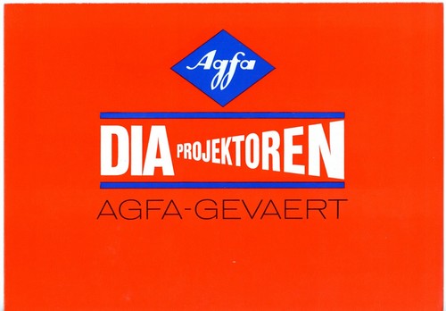 Agfa brochure dia proiettori - dia,