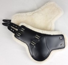 Cappellino Prestige posteriore in vera pelle/foderato in pelliccia di agnello taglia L