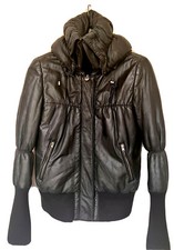 Patrizia Pepe piumino In Pelle donna Tg 40  maniche a guanto