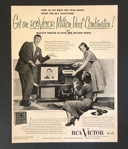1951 rca victor - victor, televisione