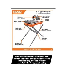 RIDGID 9 Ampere 7 pollici