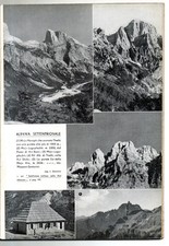 ALBANIA ALPI SPEDIZIONE ALPINISTICA ITALIANA ANNI 40 , ESTRATTO ORIGINALE  