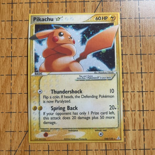 Adesivo pikachu stella - adesivo,
