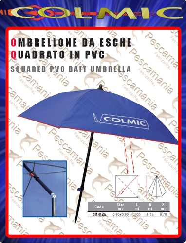 Ombrellone esche quadrato - da,