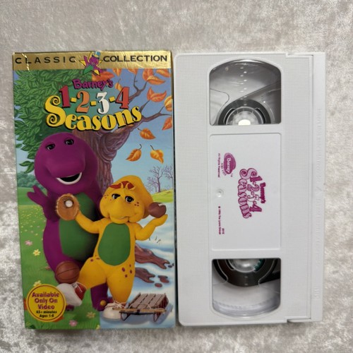 Barney 4 seasons vhs - seasons,
