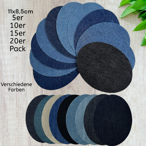 Toppe jeans ovali - ovali, stirabili