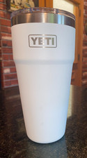 YETI 26 oz Bicchiere bianco con coperchio, senza cannuccia