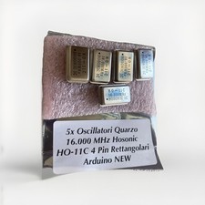 5x Oscillatori Quarzo 16.000