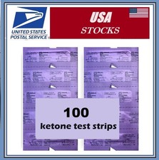 100 Strisce Reattive Chetoni Sangue Compatibili con Precision Xtra Oct-2026 Spedizione USA
