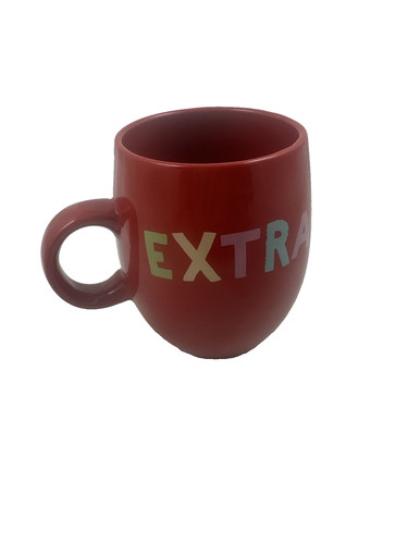 Tazza caffè extra rossa - tazza, "extra"