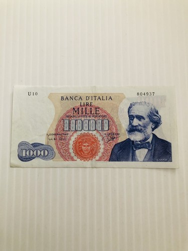 Italy 1000 lire 1962 - italy, (1966)
