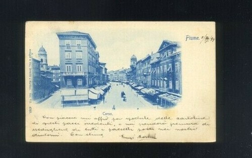 Cartolina fiume corso - cartolina,