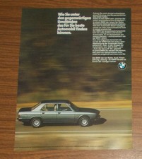 Rara Pubblicità BMW 520i -