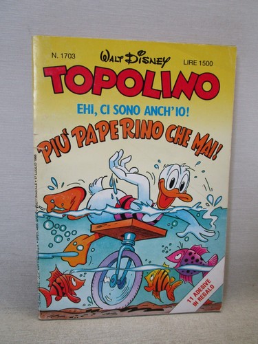 Topolino 1703 del 07 1988 - topolino,