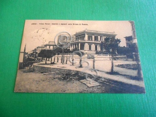 Cartolina anzio villini - cartolina,