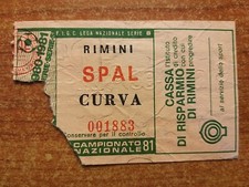 Calcio - Biglietto - Rimini -