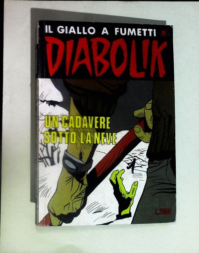 Diabolik ristampa costola - diabolik,