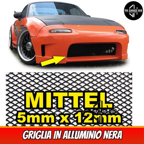 Griglia alluminio nera - griglia, in