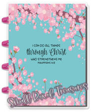 Set di copertine "Tutte le cose attraverso Cristo" da utilizzare con note MICRO Happy Planner~