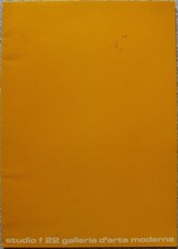 Catalogo Mostra Coll. (Capogrossi,Veronesi, Fontana, Burri etc) Studio f22, 1976