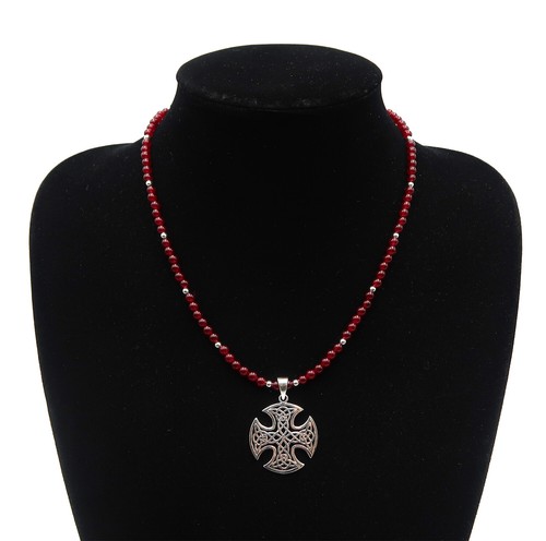 Collana perle rubini e - di,