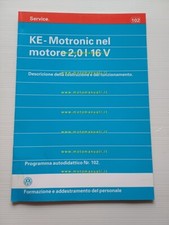 Volkswagen Golf GTI 1988 sistema KE-Motronic motore 2.0 16V manuale officina