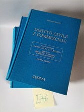 Galgano Diritto commerciale e civile 1993 Cedam 3 vol. SEGNATO A MATITA  1002746