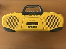 Vintage Sony Sports Boombox CFS-902 Cassette Player Radio Antenna Mancante