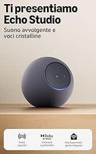 Echo Studio (ultimo modello), design compatto, audio spaziale avvolgente e Do...