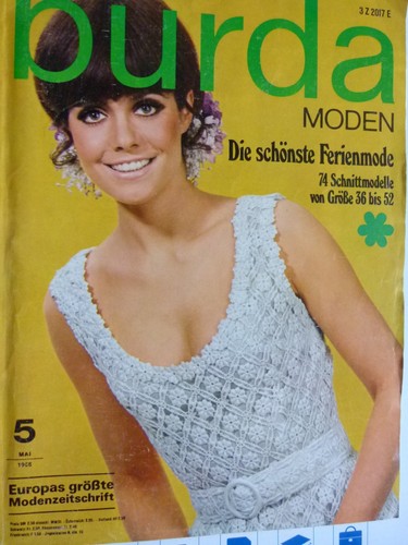 Vecchio quaderno moda burda - quaderno,