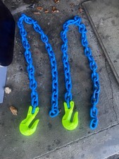 1 x Catena di salvataggio pesante 2m e gancio Gunnebo 16mm maglie 10 ton WWL recupero 4x4