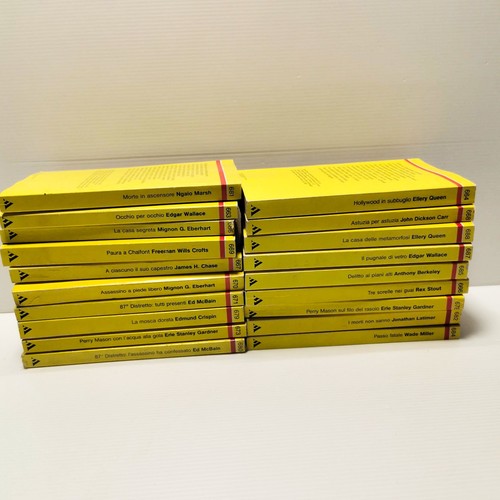 Lotto libri gialli noir - 19, e