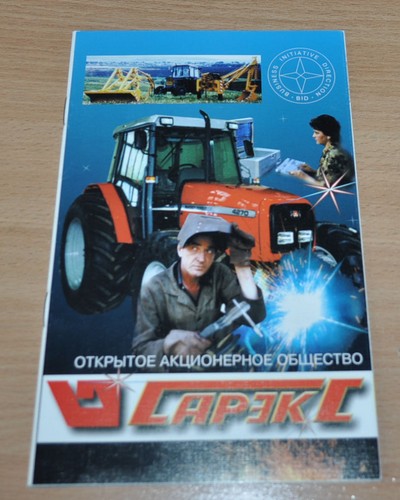 Brochure russa trattore