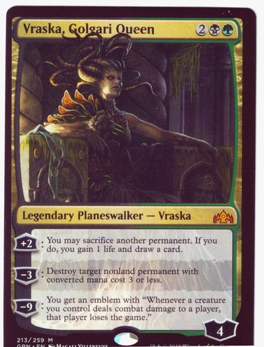 Vraska golgari queen promo - vraska,, m